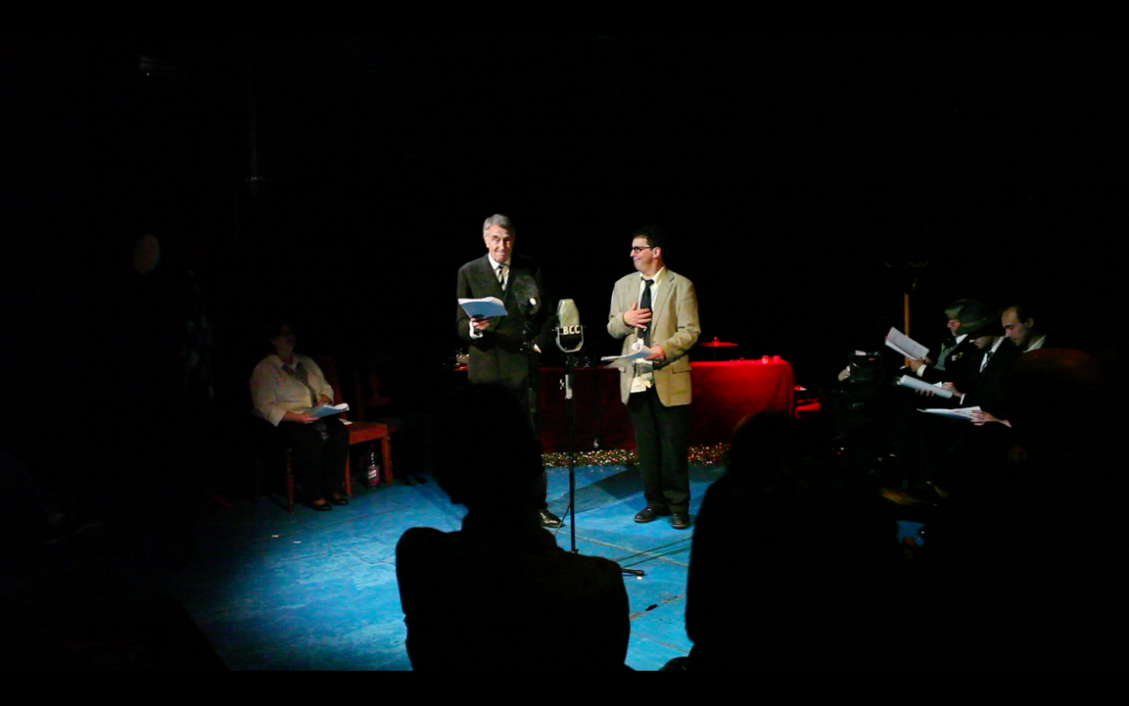 Pete and Mike as Hannay and Newton.